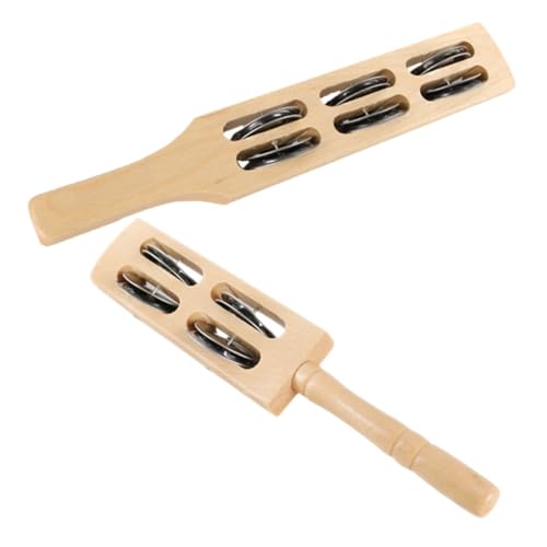 Milisten 2 Stück Instrument Für Glocken Mit Holzgriff Musikspielzeug Für Babys Jingle-Sticks-Instrument Handglocken Mit Musikinstrumenten Rostfreier Stahl Milisten 2 Stück Instrument Für Glocken Mit Holzgriff Musikspielzeug Für Babys Jingle-Sticks-Instrument Handglocken Mit Musikinstrumenten Rostfreier Stahl von Milisten