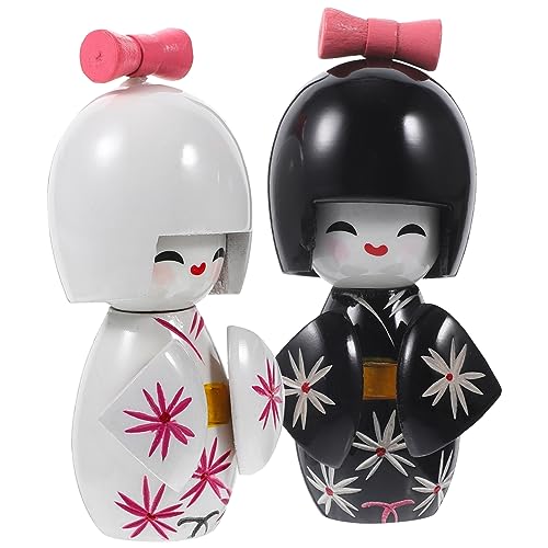 Milisten 2 Stück Japanische Kimono Puppen Holzfiguren Deko für Wohnräume Traditionelle Asiatische Kunsthandwerk Stabil und Langlebig als für Freunde und Familie Milisten 2 Stück Japanische Kimono Puppen Holzfiguren Deko für Wohnräume Traditionelle Asiatische Kunsthandwerk Stabil und Langlebig als für Freunde und Familie von Milisten