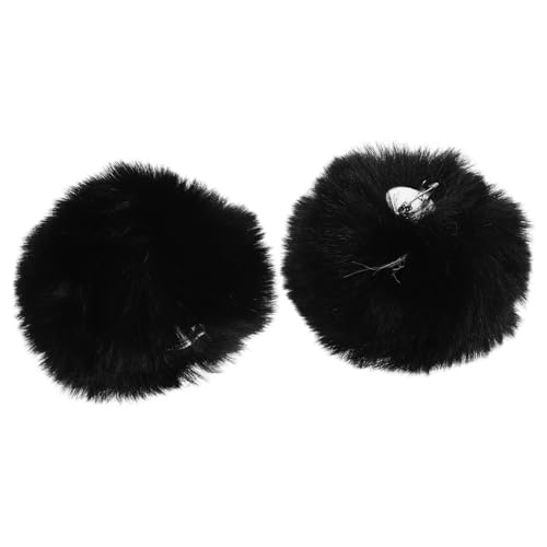 MILISTEN 2 Stück Kaninchenschwanz-Requisite Hase Kostümzubehör Zootier-Kostümzubehör Hasenkostüm Damen Flauschiger Hasenschwanz Flauschige Bommel-Schuhclips Kaninchenzubehör Plüsch Schwarz MILISTEN 2 Stück Kaninchenschwanz-Requisite Hase Kostümzubehör Zootier-Kostümzubehör Hasenkostüm Damen Flauschiger Hasenschwanz Flauschige Bommel-Schuhclips Kaninchenzubehör Plüsch Schwarz von Milisten