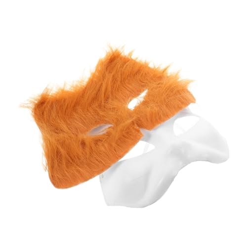 Milisten 2 Stück Katzenmaske Maskenbau-Kit Katzenfrauenmaske Fuchs-Masken-Set Tiermasken-Set leere Masken zum Dekorieren Fuchsmaske Katzen-Maskerade-Maske Kostüm Maske Plüsch Gelb Milisten 2 Stück Katzenmaske Maskenbau-Kit Katzenfrauenmaske Fuchs-Masken-Set Tiermasken-Set leere Masken zum Dekorieren Fuchsmaske Katzen-Maskerade-Maske Kostüm Maske Plüsch Gelb von Milisten