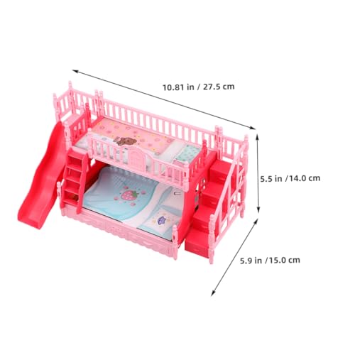Milisten 2 Stück Kinderpuppenmöbel Puppenhaus Etagenbetten Kleines Etagenbett Miniaturmöbel Bett Minimöbel Betten Puppenbett Dekoration Miniatur Puppenhaus Zubehör Mini Haus Bett Abs Milisten 2 Stück Kinderpuppenmöbel Puppenhaus Etagenbetten Kleines Etagenbett Miniaturmöbel Bett Minimöbel Betten Puppenbett Dekoration Miniatur Puppenhaus Zubehör Mini Haus Bett Abs von Milisten