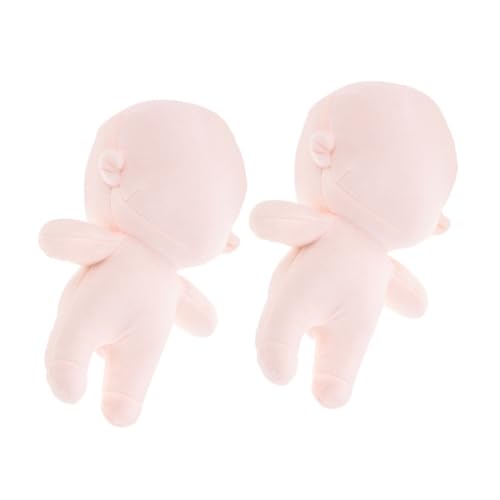 Milisten 2 Stück Kleine Niedliche Kuschelpuppe Blanko DIY Stoffpuppe mit Stabilem Skelett Weichem Körper zum Bekleiden und Kreativen Gestalten für Jugendliche Milisten 2 Stück Kleine Niedliche Kuschelpuppe Blanko DIY Stoffpuppe mit Stabilem Skelett Weichem Körper zum Bekleiden und Kreativen Gestalten für Jugendliche von Milisten