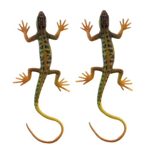 Milisten 2 Stück Künstliche Echsen Figuren Realistisches Modell für Desktop Dekoration und Party Streiche Lernspielzeug für für Scherzartikel Milisten 2 Stück Künstliche Echsen Figuren Realistisches Modell für Desktop Dekoration und Party Streiche Lernspielzeug für für Scherzartikel von Milisten