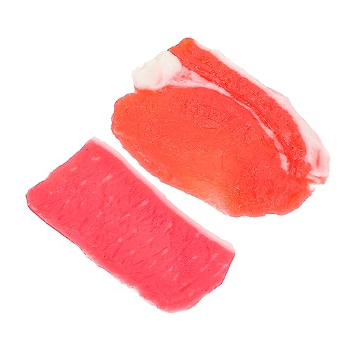Milisten 2 Stück Künstliches Schweinefleisch Modell Realistisches Deko Element für Fotografie Pranks oder Küchen Dekoration aus Langlebig und Farbintensiv für Lernspielzeug Milisten 2 Stück Künstliches Schweinefleisch Modell Realistisches Deko Element für Fotografie Pranks oder Küchen Dekoration aus Langlebig und Farbintensiv für Lernspielzeug von Milisten