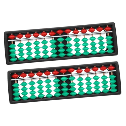 Milisten 2 Stück Kunststoff Abacus mit Spalten und Perlen Professionelles Chinesisches Rechenhilfsmittel für Mathematikunterricht Milisten 2 Stück Kunststoff Abacus mit Spalten und Perlen Professionelles Chinesisches Rechenhilfsmittel für Mathematikunterricht von Milisten
