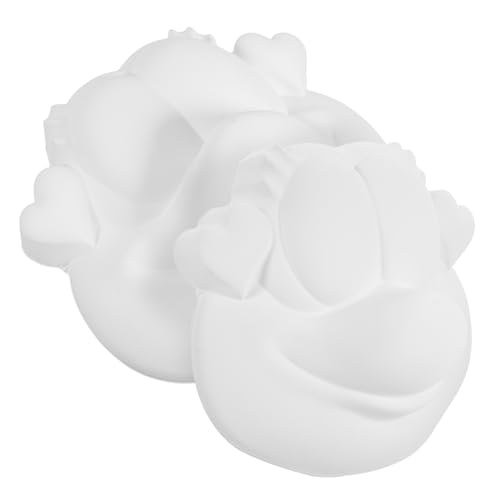 Milisten 2 Stück Leere Froschmasken aus PVC Diy Handgemalte Masken für Erwachsene Blanke Masken für Kreative Kostüme und Bastelprojekte von Milisten