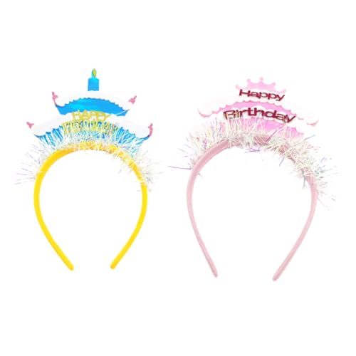 Milisten 2 Stück Leuchtendes Haarband für Kindergeburtstag Glänzendes Party Stirnband mit LED für Dekorative Haaraccessoires für Feste und Veranstaltungen von Milisten