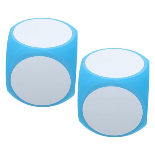 Milisten 2 Stück Löschbare Puzzle-bauwürfel Im Klassenzimmer Lehrmittel DIY-brettspiel Trockenlöschblöcke Benutzerdefinierte Brettspiel DIY Sky-Blue Schaum von Milisten