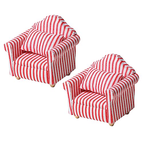 Milisten 2 Stück Maßstab Rot Weiß Gestreift Puppenhaus Möbel für Kleinkinder Glatte Oberfläche Kreatives Rollenspiel Feinmotorik und Sozialkompetenz Milisten 2 Stück Maßstab Rot Weiß Gestreift Puppenhaus Möbel für Kleinkinder Glatte Oberfläche Kreatives Rollenspiel Feinmotorik und Sozialkompetenz von Milisten