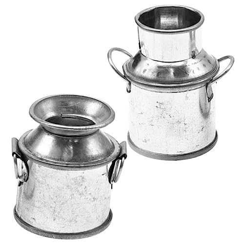 Milisten 2stücke Miniatur Metal Eimer Kleine Zinkblumentöpfe Für Dekoration Mini Vasen Für Kreative Gartenprojekte Und Arrangements Milisten 2stücke Miniatur Metal Eimer Kleine Zinkblumentöpfe Für Dekoration Mini Vasen Für Kreative Gartenprojekte Und Arrangements von Milisten