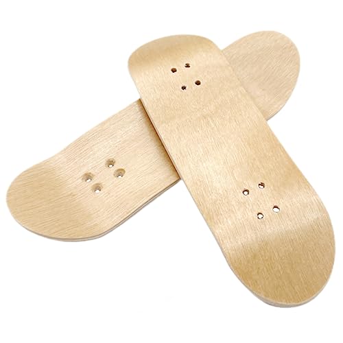 Milisten 2 Stück Mini Finger Skateboard Decks aus Holz Professionelle Fingerboards für Tricks DIY Skateboard Zubehör für Erwachsene Stabile Konstruktion und Einfache Installation Milisten 2 Stück Mini Finger Skateboard Decks aus Holz Professionelle Fingerboards für Tricks DIY Skateboard Zubehör für Erwachsene Stabile Konstruktion und Einfache Installation von Milisten