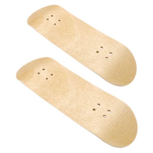 Milisten 2 Stück Mini Finger Skateboard Holz Decks Hochwertige Ersatzteile für Kreative DIY Projekte für Finger Skateboard Spaß und Milisten 2 Stück Mini Finger Skateboard Holz Decks Hochwertige Ersatzteile für Kreative DIY Projekte für Finger Skateboard Spaß und von Milisten