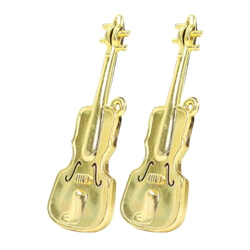 Milisten 2 Stück Mini-Geige Gitarren-Instrument-Modell Lustige Mini-Pakete-Ornament Miniaturen Mini-Piano-Modell Mini-Sachen Für Mädchen Kleinkind Geige Miniaturspielzeug Plastik Golden Milisten 2 Stück Mini-Geige Gitarren-Instrument-Modell Lustige Mini-Pakete-Ornament Miniaturen Mini-Piano-Modell Mini-Sachen Für Mädchen Kleinkind Geige Miniaturspielzeug Plastik Golden von Milisten