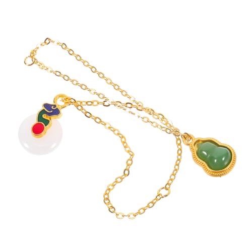 Milisten 2 Stück Mini-Halskette Für Puppen Spielzeugkette Für Puppen Schmuck Für Puppen Puppenkette Puppen Mini-schmuck Stellen Sie Sich Schmuck Vor Kette Mini Plastik von Milisten