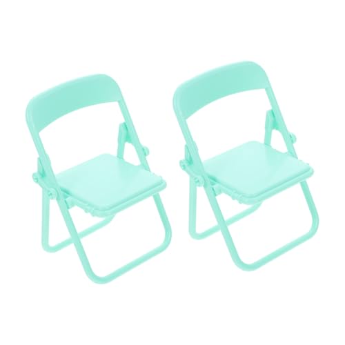 Milisten 2 Stück Mini Model Chair winzige Stuhlstütze Mini-Hausstuhlmodell Ornament Mini-Stuhl Mini Plastikstuhl Miniaturstuhl für Puppenhaus Light Green Milisten 2 Stück Mini Model Chair winzige Stuhlstütze Mini-Hausstuhlmodell Ornament Mini-Stuhl Mini Plastikstuhl Miniaturstuhl für Puppenhaus Light Green von Milisten