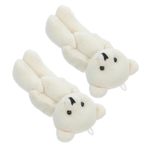 Milisten 2 Stück Mini Plüschbären Kleine Kuscheltier Deko Gefertigt Weiche Mini Stoffbären für Abschlussfeier Sammler von Milisten
