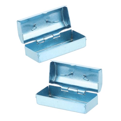 Milisten 2 Stück Mini-blechdose Puppenhaus-werkzeugkasten Kleiner Werkzeugkoffer Schöner Miniatur-werkzeugkoffer Mini Kleines Kinderspielzeug Sky-Blue Eisen Milisten 2 Stück Mini-blechdose Puppenhaus-werkzeugkasten Kleiner Werkzeugkoffer Schöner Miniatur-werkzeugkoffer Mini Kleines Kinderspielzeug Sky-Blue Eisen von Milisten