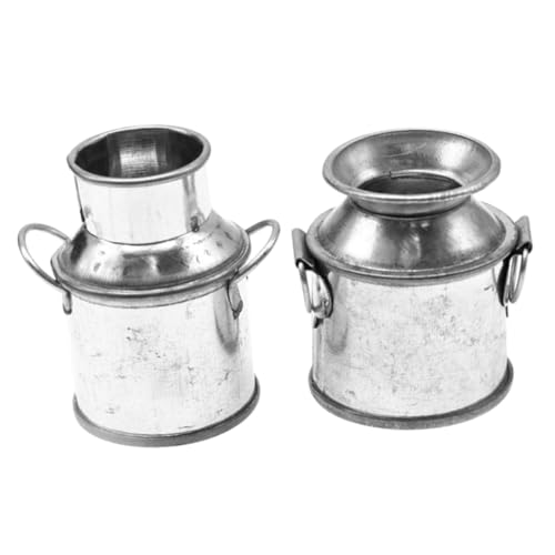 Milisten 2 Stück Miniatur-Eimer-Ornament Bauernhaus Behälter Milchtöpfe Milchglas Miniaturen hühner gieskanne kinderspielzeug metalleimer Mini -Vase Miniaturdekoration Legierung Milisten 2 Stück Miniatur-Eimer-Ornament Bauernhaus Behälter Milchtöpfe Milchglas Miniaturen hühner gieskanne kinderspielzeug metalleimer Mini -Vase Miniaturdekoration Legierung von Milisten