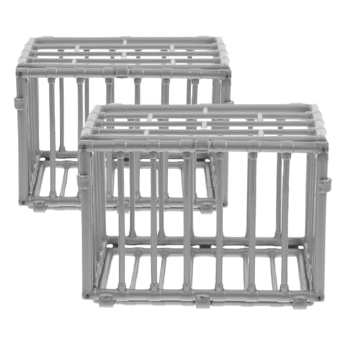 Milisten 2 Stück Miniatur Käfig Modell aus Dekorative Miniatur für Actionfiguren DIY Ornamente für Wohnzimmer Schlafzimmer und Küche Vielseitig Einsetzbar als Aufbewahrung oder Display Milisten 2 Stück Miniatur Käfig Modell aus Dekorative Miniatur für Actionfiguren DIY Ornamente für Wohnzimmer Schlafzimmer und Küche Vielseitig Einsetzbar als Aufbewahrung oder Display von Milisten