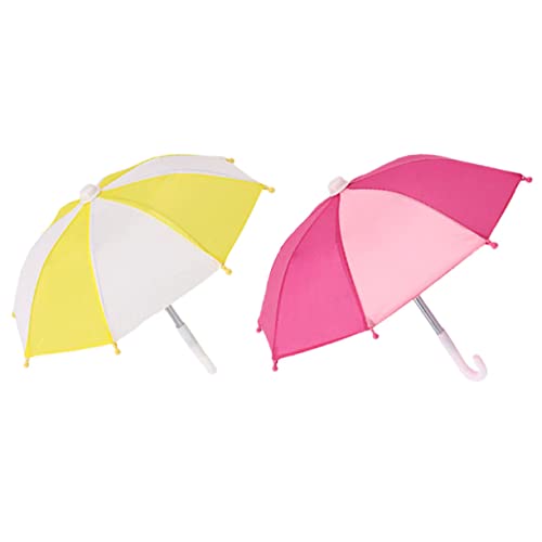 Milisten 2 Stück Miniature Regenschirm Einstellbare Farbenfrohe Deko für Miniaturhäuser Fotorequisiten und Kreative Bastelprojekte für DIY Fans Milisten 2 Stück Miniature Regenschirm Einstellbare Farbenfrohe Deko für Miniaturhäuser Fotorequisiten und Kreative Bastelprojekte für DIY Fans von Milisten