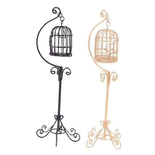 Milisten 2 Stück Miniaturkäfig Desktop Mini Vogelkäfig Mini Haus Vogelkäfig Puppenhaus Zubehör Basteln Modell Milisten 2 Stück Miniaturkäfig Desktop Mini Vogelkäfig Mini Haus Vogelkäfig Puppenhaus Zubehör Basteln Modell von Milisten