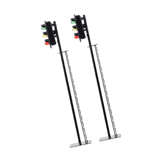 Milisten 2 Stück Modellbahn Signalleuchte Zugsignalmodelle Eisenbahn Signalleuchte Modell Mikro Landschaftsgestaltung Lampendekor Modellbahnlichter Miniatur Verkehrslampe Mini Milisten 2 Stück Modellbahn Signalleuchte Zugsignalmodelle Eisenbahn Signalleuchte Modell Mikro Landschaftsgestaltung Lampendekor Modellbahnlichter Miniatur Verkehrslampe Mini von Milisten