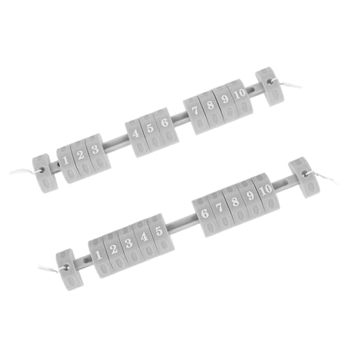 Milisten 2 Stück Multipurpose Tischfußball Zählleiste Graue Score Bars Langlebig Praktisches Design Geeignet für Tischfußballtisch und Tischspiele Einfache Installation Robuste Milisten 2 Stück Multipurpose Tischfußball Zählleiste Graue Score Bars Langlebig Praktisches Design Geeignet für Tischfußballtisch und Tischspiele Einfache Installation Robuste von Milisten