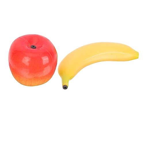 Milisten 2 Stück Musikinstrument Früchte Shaker Obst Maracas Percussion Instrumente für Frühe Musikalische und Motorische Entwicklung von Milisten
