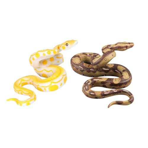 Milisten 2 Stück Nachgemachtes Schlangenspielzeug Klein Streich Oh Gefälscht Realistisch Für Künstliches Schlangenmodell Toy Snakes Bewegliches Schlangenspielzeug PVC Milisten 2 Stück Nachgemachtes Schlangenspielzeug Klein Streich Oh Gefälscht Realistisch Für Künstliches Schlangenmodell Toy Snakes Bewegliches Schlangenspielzeug PVC von Milisten