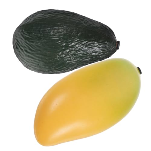 Milisten 2 Stück Obstsandrohrspielzeug Shaker Musikinstrumente fruchtförmige Schlaginstrumente Musik Shaker Fruchtförmige Maracas Partykrachmacher- Shaker-Musikinstrument Plastik von Milisten