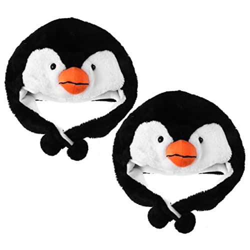 Milisten 2 Stück Pinguin -ohrkappe Party Mützenpinguin Plüsch Pinguingesicht Pinguin-mütze Pinguin-hut- Für Erwachsene Pinguinkostüm Für Cartoon-tier-hut Verrückt Pp Baumwolle Milisten 2 Stück Pinguin -ohrkappe Party Mützenpinguin Plüsch Pinguingesicht Pinguin-mütze Pinguin-hut- Für Erwachsene Pinguinkostüm Für Cartoon-tier-hut Verrückt Pp Baumwolle von Milisten