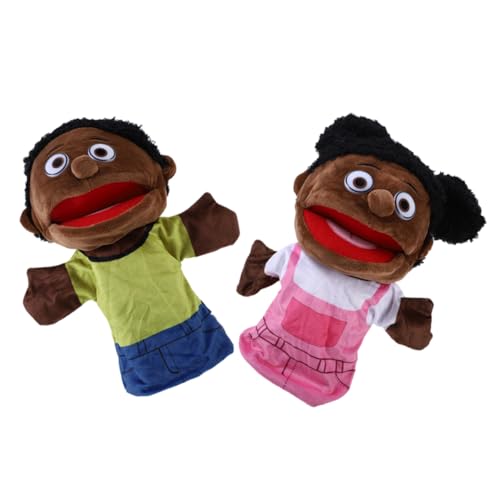 Milisten 2 Stück Plüsch Handpuppen Familie Interaktive für Geschichtenerzähler Handgefertigte Puppen für Rollenspiele und Kreatives Geeignet für Erwachsene Milisten 2 Stück Plüsch Handpuppen Familie Interaktive für Geschichtenerzähler Handgefertigte Puppen für Rollenspiele und Kreatives Geeignet für Erwachsene von Milisten