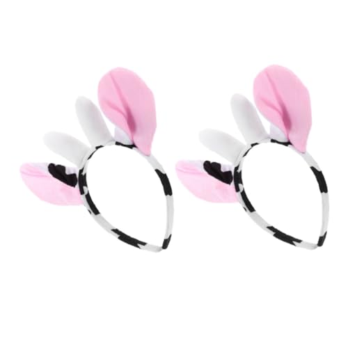 Milisten 2 Stück Plüsch Kuh Ohren Headband Komfortabel Tierkostüm Haarreif Für Frauen Halloween Karneval Weihnachten Cosplay Alltag Party Accessoire Milisten 2 Stück Plüsch Kuh Ohren Headband Komfortabel Tierkostüm Haarreif Für Frauen Halloween Karneval Weihnachten Cosplay Alltag Party Accessoire von Milisten