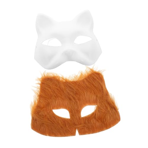 Milisten 2stücke Katzen Und Fuchsmaske Unbemaltem Für Halloween Und Fasching Kreative Tiermasken Für Kostümpartys Und Rollenspiele Milisten 2stücke Katzen Und Fuchsmaske Unbemaltem Für Halloween Und Fasching Kreative Tiermasken Für Kostümpartys Und Rollenspiele von Milisten