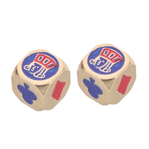 Milisten 2 Stück Poker Würfel solide Würfel farbige Würfel Lebensmittelwahlwürfel Würfel basteln gewichtete Würfel Multifunktionale Würfel Coole Würfel Spielwürfelzubehör DIY-Würfel Eisen Milisten 2 Stück Poker Würfel solide Würfel farbige Würfel Lebensmittelwahlwürfel Würfel basteln gewichtete Würfel Multifunktionale Würfel Coole Würfel Spielwürfelzubehör DIY-Würfel Eisen von Milisten