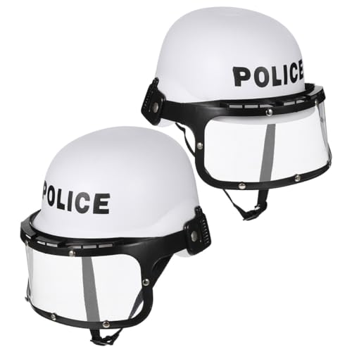 Milisten 2 Stück Polizeihut Cosplay Mütze für Karneval Halloween und Bühnenauftritte Verstellbare Kappen für Damen und Herren als Kostümzubehör Milisten 2 Stück Polizeihut Cosplay Mütze für Karneval Halloween und Bühnenauftritte Verstellbare Kappen für Damen und Herren als Kostümzubehör von Milisten