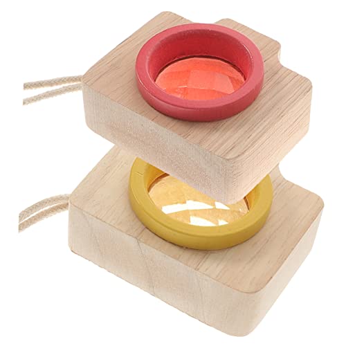 Milisten 2 Stück Prism -Kamera - Kaleidoskop- Für Partygeschenke Kaleidoskop- Dekorationsspiele Party-Kaleidoskop- Lustige Spiele Holz von Milisten