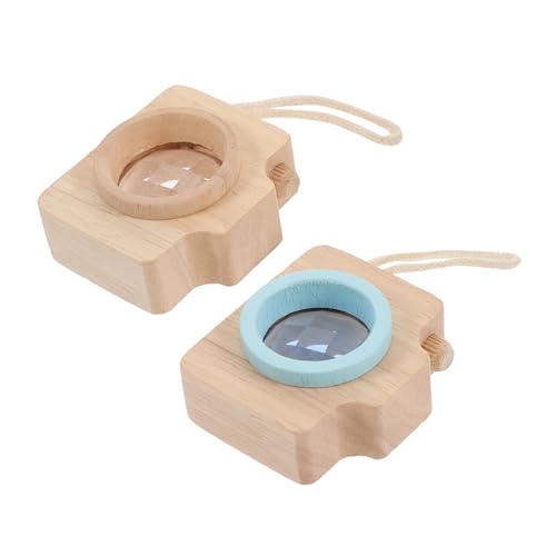 Milisten 2 Stück Prism -Kamera - Kaleidoskop- Kreative Spielsachen Lustige Spielsachen Kaleidoskop-gastgeschenke Kinderspielzeug Kaleidoskop-Kits Holz von Milisten