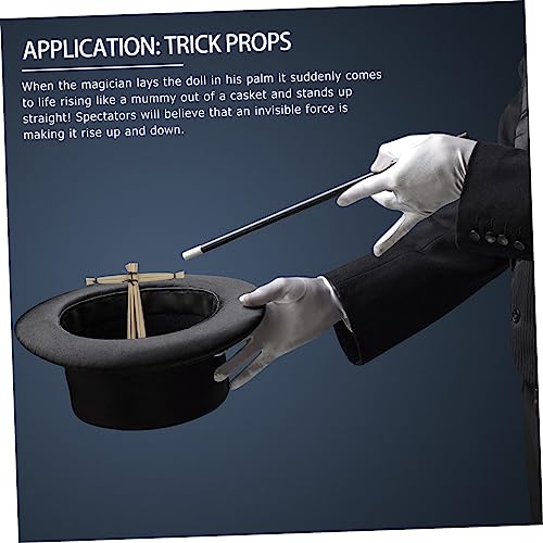 Milisten 2 Stück Puppen Strohmaterial Spukige Close Up Trickspielzeuge für Halloween Party Zaubershow Geschenke Überraschungsspielzeug Zufällige Farbe Zufällige Farbe von Milisten
