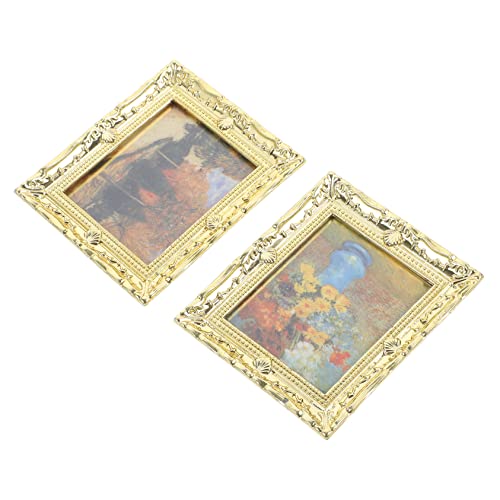 Milisten 2stücke Miniatur Ölgemälde Für Teiliges Resin Wandbilder Dekoration Hochwertige Handgefertigte Miniaturen Für Basteln Und Zuhause Milisten 2stücke Miniatur Ölgemälde Für Teiliges Resin Wandbilder Dekoration Hochwertige Handgefertigte Miniaturen Für Basteln Und Zuhause von Milisten