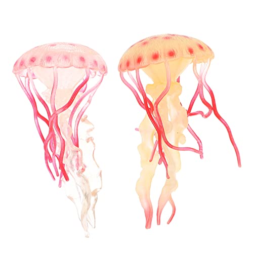 Milisten 2 Stück Quallenmodell Aquarium tierfiguren Meer für Figuren Meer Quallenfigur Kunststoff Quallen Ocean spielfiguren kleine Tiere Plastik Milisten 2 Stück Quallenmodell Aquarium tierfiguren Meer für Figuren Meer Quallenfigur Kunststoff Quallen Ocean spielfiguren kleine Tiere Plastik von Milisten