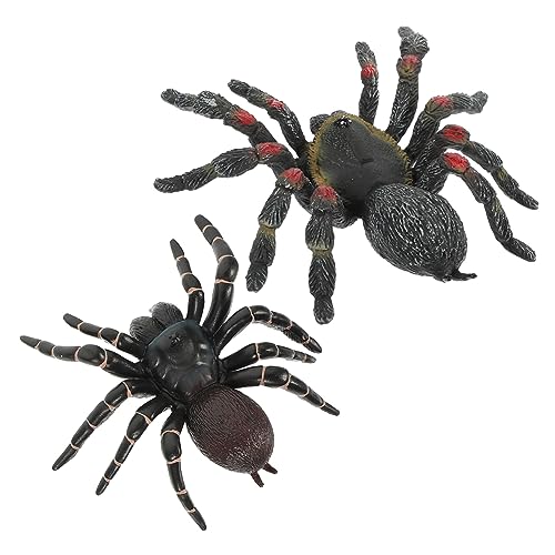 Milisten 2 Stück Realistische Fake Spinnen Modell Halloween Deko Party Streich Kreatives Lernspielzeug Milisten 2 Stück Realistische Fake Spinnen Modell Halloween Deko Party Streich Kreatives Lernspielzeug von Milisten