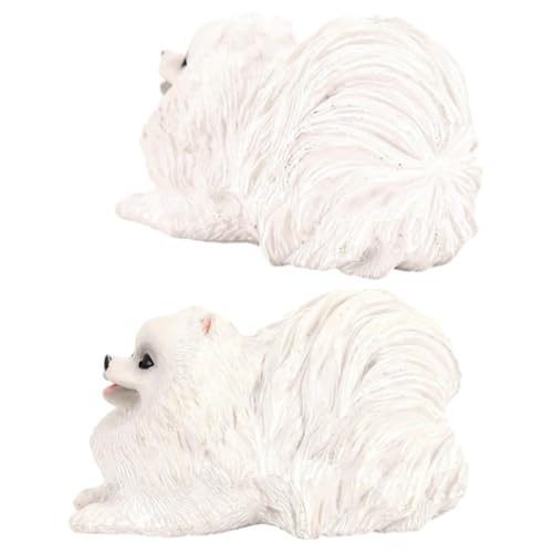 Milisten 2 Stück Realistische Hundemodelle aus PVC Robuste Detailgetreue Pomeranian Tierfiguren als Dekoration und Lernspielzeug für Kinderzimmer und Hundefreunde Milisten 2 Stück Realistische Hundemodelle aus PVC Robuste Detailgetreue Pomeranian Tierfiguren als Dekoration und Lernspielzeug für Kinderzimmer und Hundefreunde von Milisten