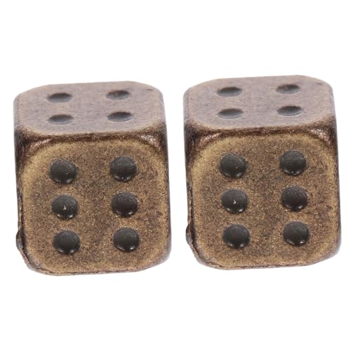 Milisten 2 Stück Retro Metallwürfel Sip Play Tischnummer Mini Kleinspiel 6 Seitiges Spiel Vintage Metall Brettspielwürfel Partyspiel Würfelspiel Würfel Requisiten Würfel Layouts 6 Milisten 2 Stück Retro Metallwürfel Sip Play Tischnummer Mini Kleinspiel 6 Seitiges Spiel Vintage Metall Brettspielwürfel Partyspiel Würfelspiel Würfel Requisiten Würfel Layouts 6 von Milisten