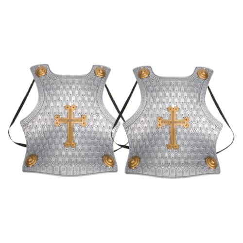 Milisten 2 Stück Römische Rüstung Für Anziehpartys Vintage Kostüm Für Römische Ritter Cosplay Requisiten Rüstung Zum Ritterkostüm Silberner Kunststoff Milisten 2 Stück Römische Rüstung Für Anziehpartys Vintage Kostüm Für Römische Ritter Cosplay Requisiten Rüstung Zum Ritterkostüm Silberner Kunststoff von Milisten