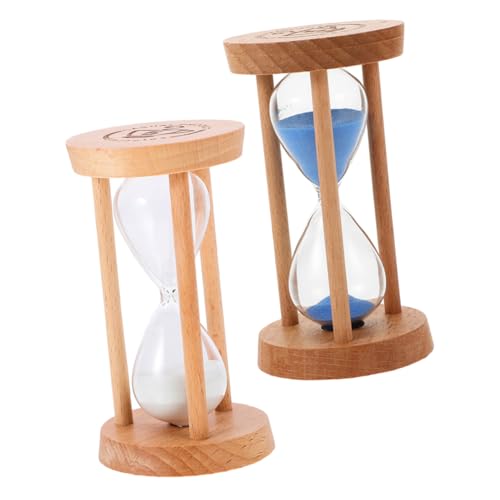 Milisten 2 Stück Sanduhr-Timer Tischplatten -Sand -Timer Sanduhrglas Werkzeug Zur Zeitmessung Kreative Sanduhr Haushaltsstromglas -Timer Sanduhr- Haushalts-Sanduhr-Timer Kiefernholz Milisten 2 Stück Sanduhr-Timer Tischplatten -Sand -Timer Sanduhrglas Werkzeug Zur Zeitmessung Kreative Sanduhr Haushaltsstromglas -Timer Sanduhr- Haushalts-Sanduhr-Timer Kiefernholz von Milisten