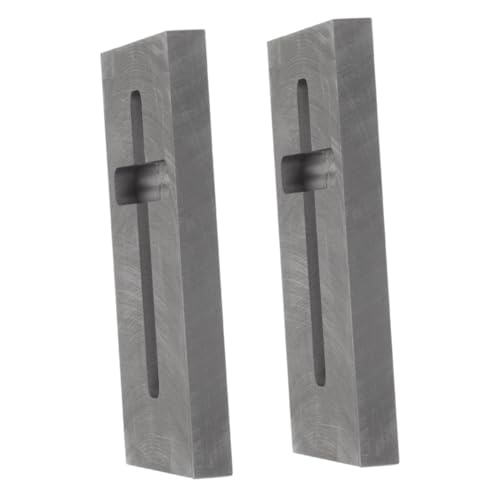 Milisten 2 Stück Schmelzendes Gießwerkzeug Schmuckschmelzmodell Schmelzguss-kit Schmelzende Metallform Schmelzformen Gießform Schmelzen Gießformen Zum Schmelzen Gussformen Black Graphit von Milisten