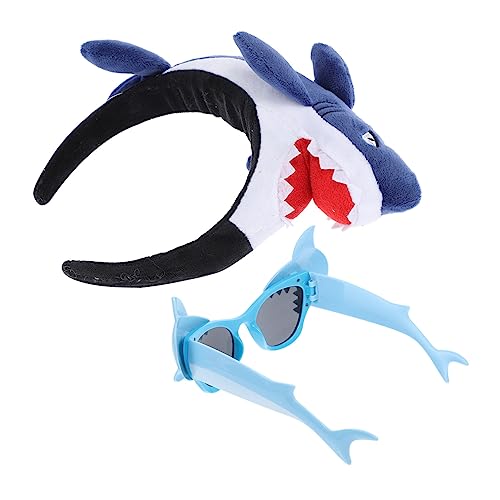 Milisten 2 Stück Shark Kostüm Stirnband und Brille Teiliges Party Accessoire Leichter Kunststoff und Bequem für Erwachsene Lustiges Design für Geburtstagsfeiern und Themenpartys Milisten 2 Stück Shark Kostüm Stirnband und Brille Teiliges Party Accessoire Leichter Kunststoff und Bequem für Erwachsene Lustiges Design für Geburtstagsfeiern und Themenpartys von Milisten