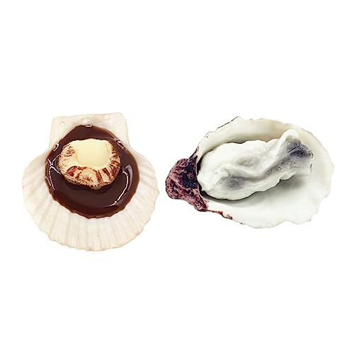 Milisten 2 Stück Simulation Lebensmittelmodell realistische Muschelmodelle dekorative Muschelmodelle künstliche Meeresfrüchtemodelle gefälschtes frisches Austernspielzeug Plastikmuschel PVC Milisten 2 Stück Simulation Lebensmittelmodell realistische Muschelmodelle dekorative Muschelmodelle künstliche Meeresfrüchtemodelle gefälschtes frisches Austernspielzeug Plastikmuschel PVC von Milisten