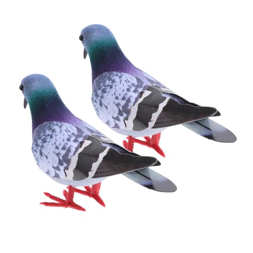 Milisten 2stücke Schaum-Pigeon Ornamente Für Gartendekoration Künstliche Vögel Für Und Party-Dekoration Miniatur Tauben Schneeflocken Kreative Bastelprojekte Und Festliche Anlässe Milisten 2stücke Schaum-Pigeon Ornamente Für Gartendekoration Künstliche Vögel Für Und Party-Dekoration Miniatur Tauben Schneeflocken Kreative Bastelprojekte Und Festliche Anlässe von Milisten